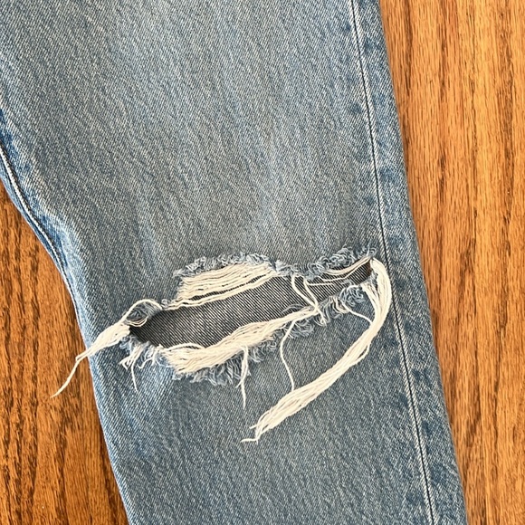 Levi’s 501 red tag original women’s w26 L26 made in Cambodia button fly straight - Picture 4 of 13